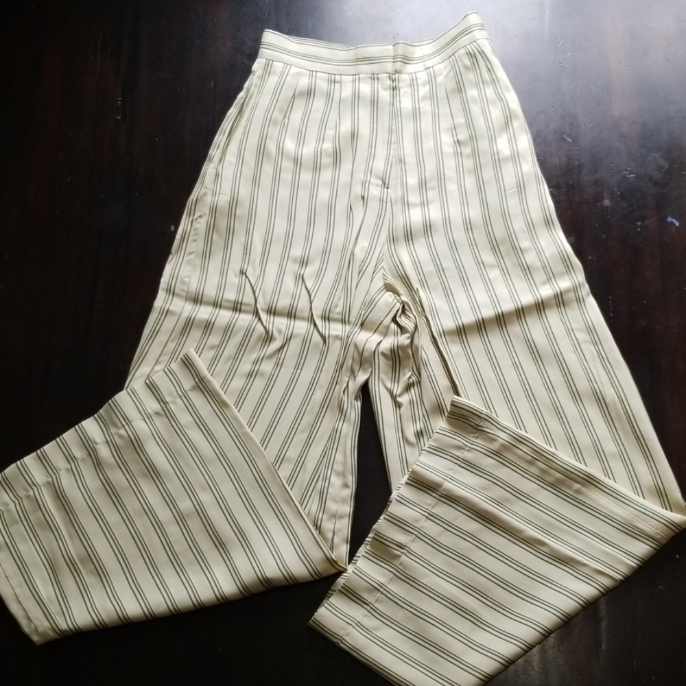 H&M Striped Flared Pants